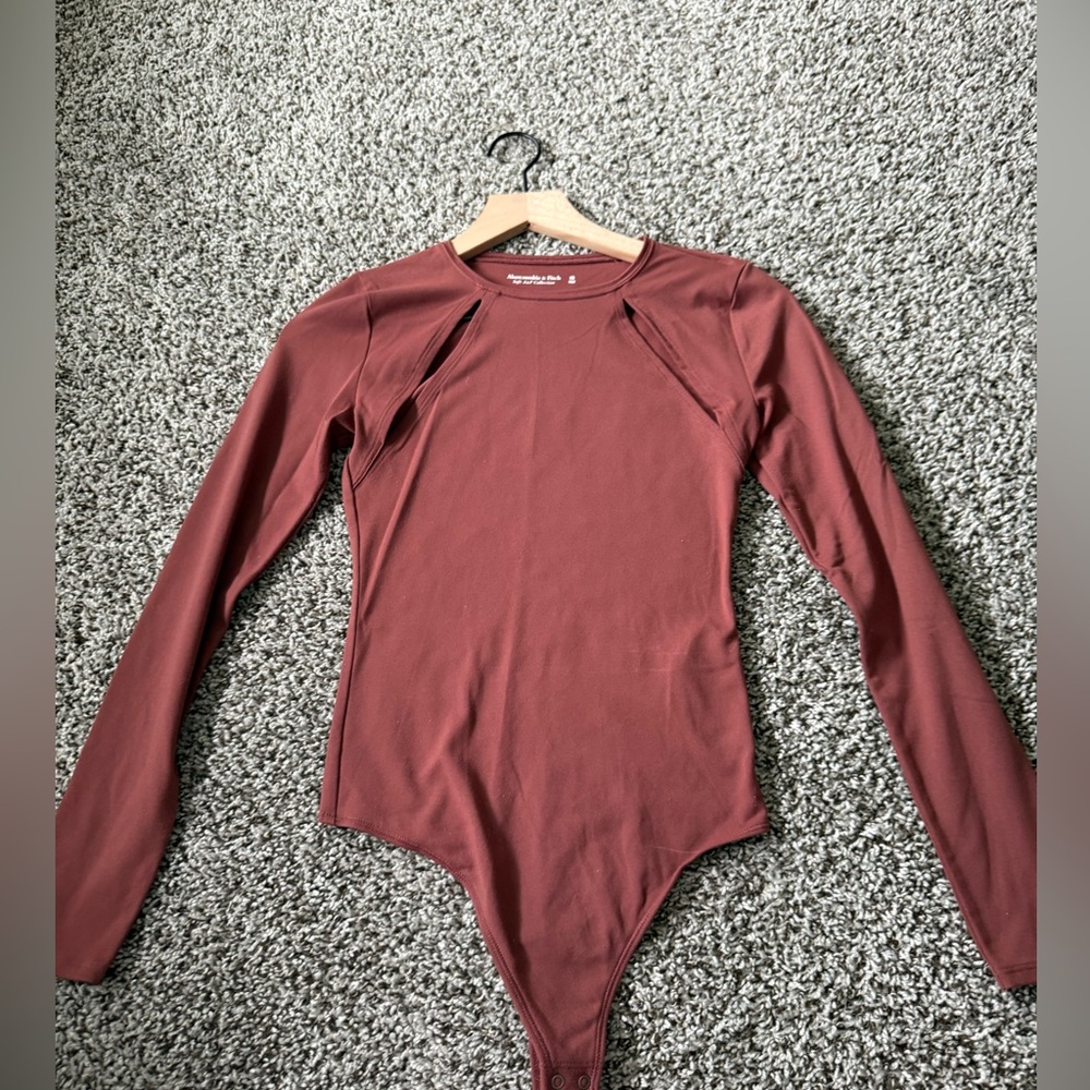 Abercrombie long sleeve seamless bodysuit